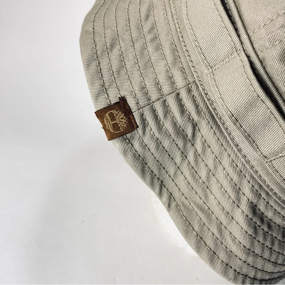 Timberland Cotton Khaki Bucket Style Loops Fishing Style Hat S/M - Unisex